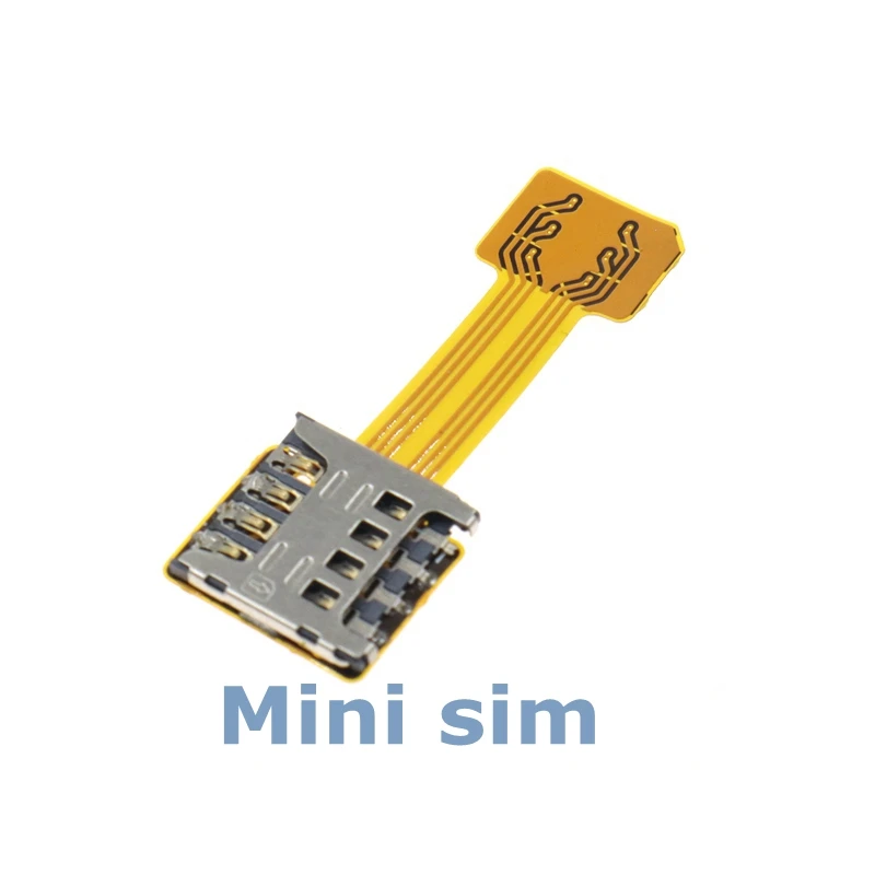 New Double Dual SIM Card Micro SD Adapter for Android Extender 2 Nano Micro SIM Adapter for Xiaomi Redmi for Samsung Phone