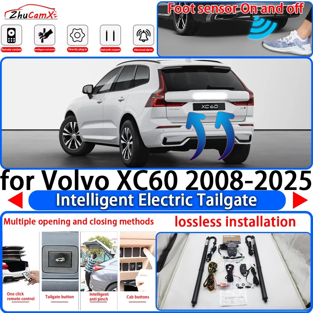 

ZhuCamX for Volvo XC60 2008-2025 OEM Power Liftgate Trunk Electric Suction Tailgate Intelligent Tail Gate Lift Strut System