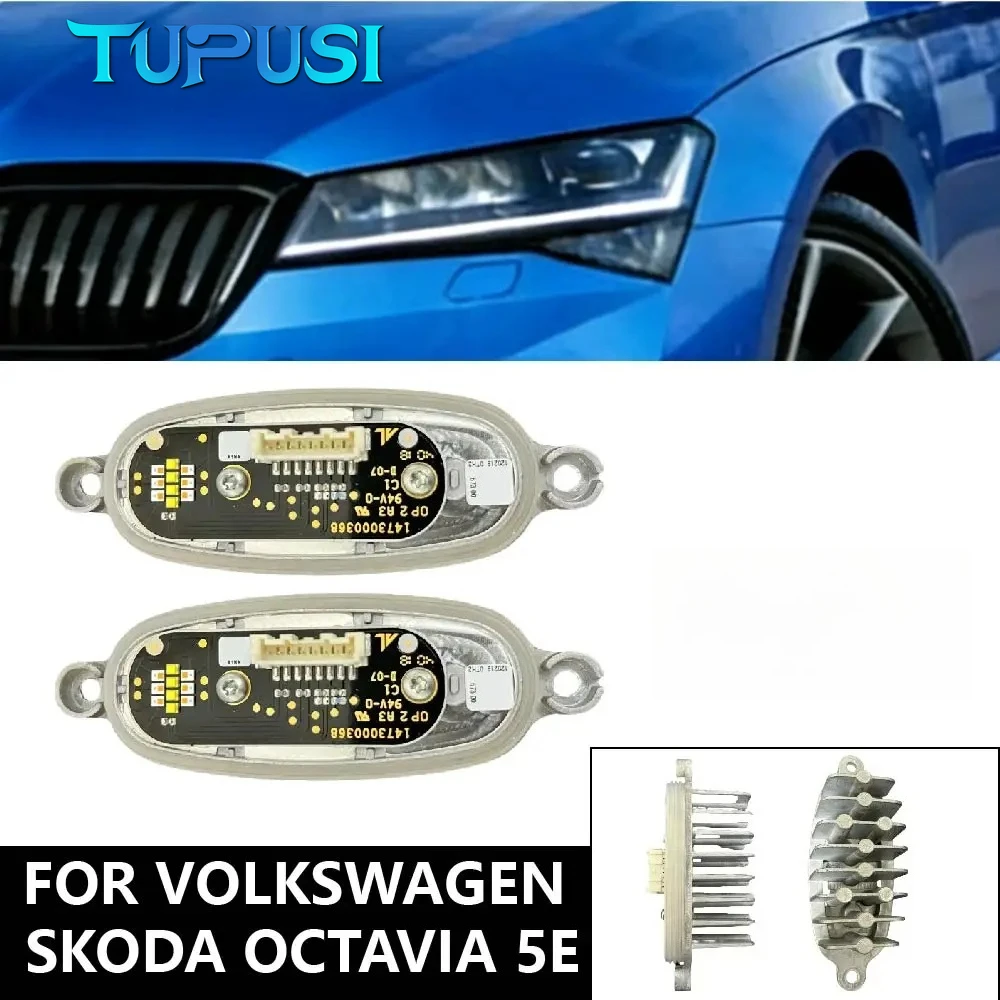 New 1473000368 for Volkswagen Skoda Octavia 5E LED Angel Eye Module Daytime Running Light Control Unit Light Source Controller