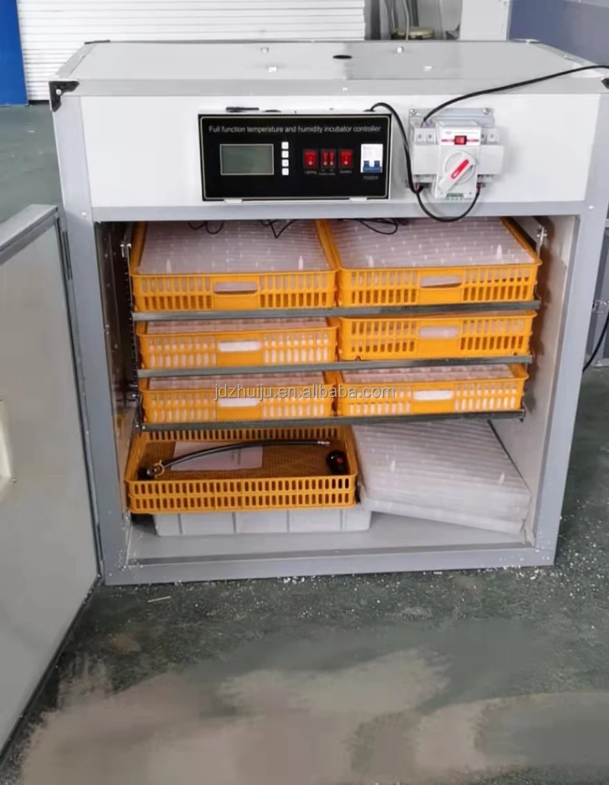 528 Eggs Solar Powered Egg Incubator Automatic Temperature Control High Hatching Rate Poultry Hatcher For Farm Breeding
