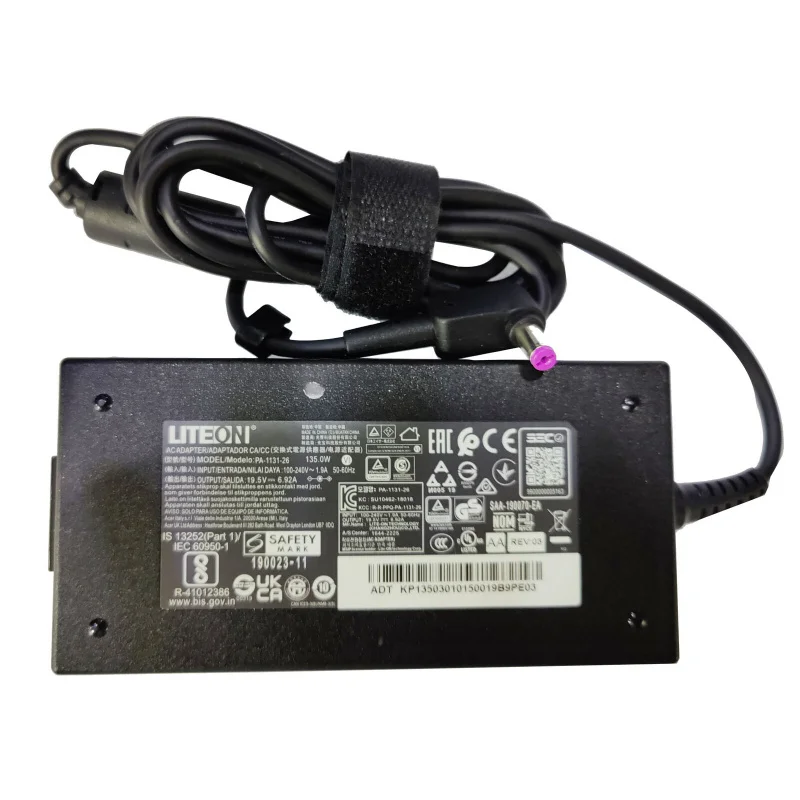 

LITEON 19.5V 135W AC Adapter Charger For Acer Nitro 5 AN515-56-54DW GTX1650