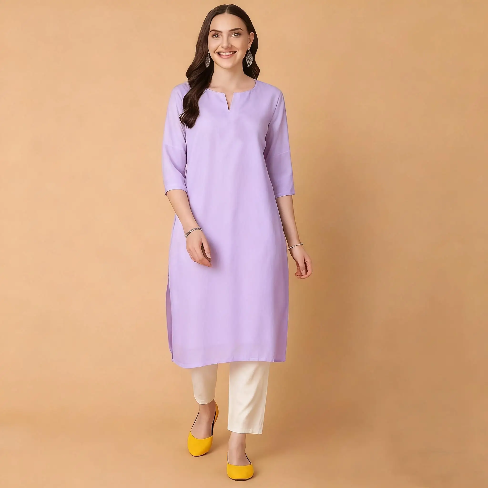 مسلم كورت المرأة فساتين راقية غير رسمية بأكمام طويلة أنبوب مستقيم عادية الزهور العرقية النمط الوطني Musluman Bayan Elbise #6