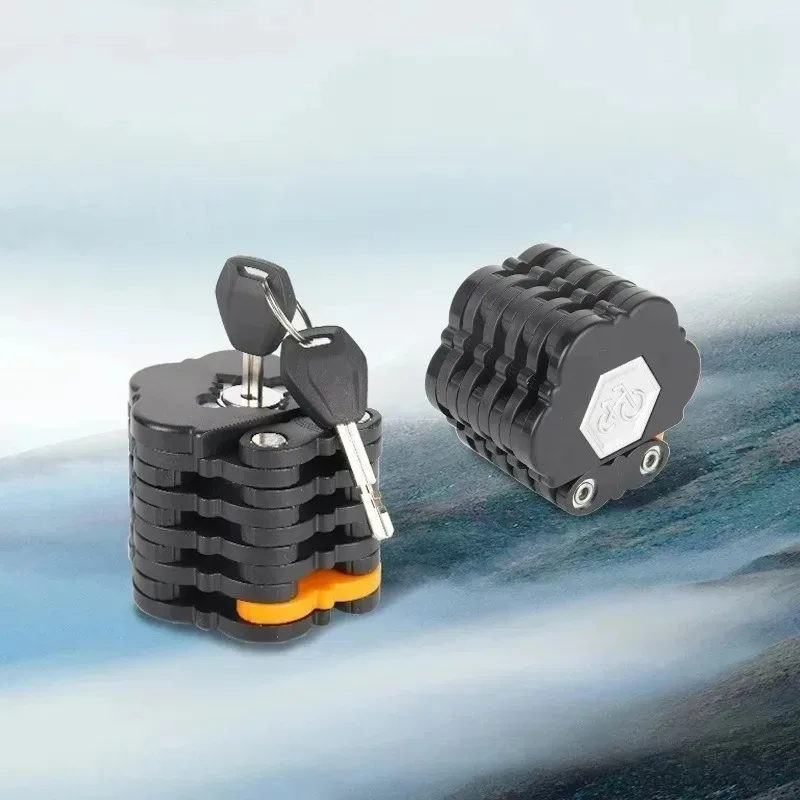 للدراجات النارية قفل الدراجة الإلكترونية الطريق الدراجة قفل قابل للطي المحمولة سبائك الصلب مكافحة سرقة قفل أمان الملحقات دراجة