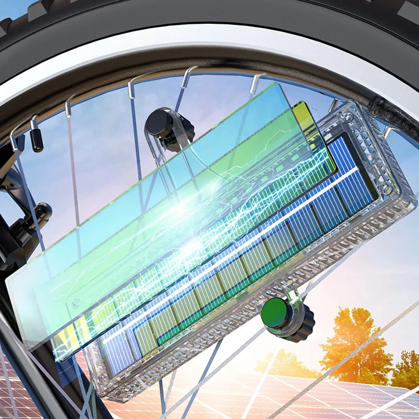 

Огни для велосипедных колес, 16 светодиодов, светильник со спицами для велосипедного колеса, перезаряжаемая красочная индукционная велосипедная лампа, предупреждающий свет со спицами