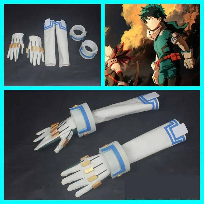 My Hero Academia Cosplay Costume Accessories, Luvas, Armadura, Midoriya, Izuku, Deku, Bakugou, Katsuki, Armadura, Dia das Bruxas, Carnaval