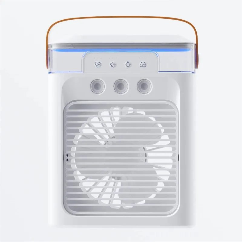 

Business solid color handheld small fan, mini portable fan, rechargeable outdoor small electric fan