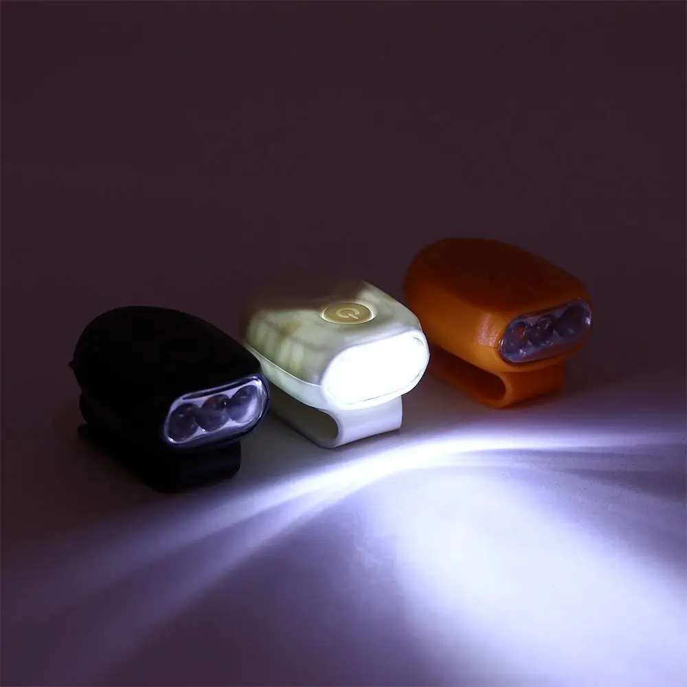 Practical Rotatable Bright 3 LED Clip-on Cap Lamp Hat Lamp Headlamp Clip-On Caplight