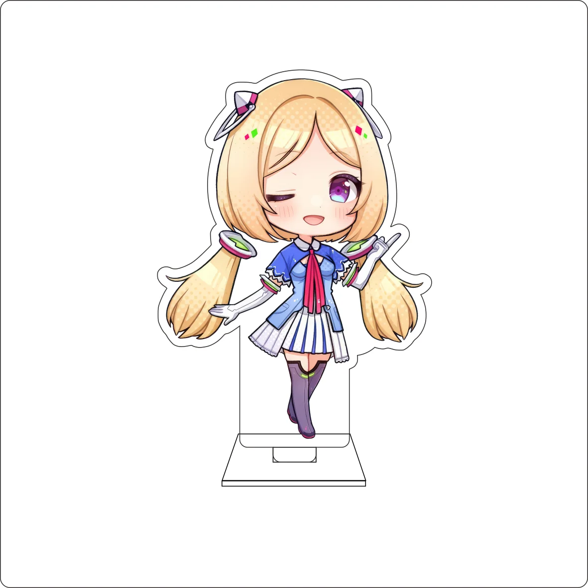 10CM Anime Hololive Cosplay Cute Acrylic Figure Stand Plate Natsuiro Matsuri Akai Haato Hoshimachi Suisei Ornaments Gifts view 2