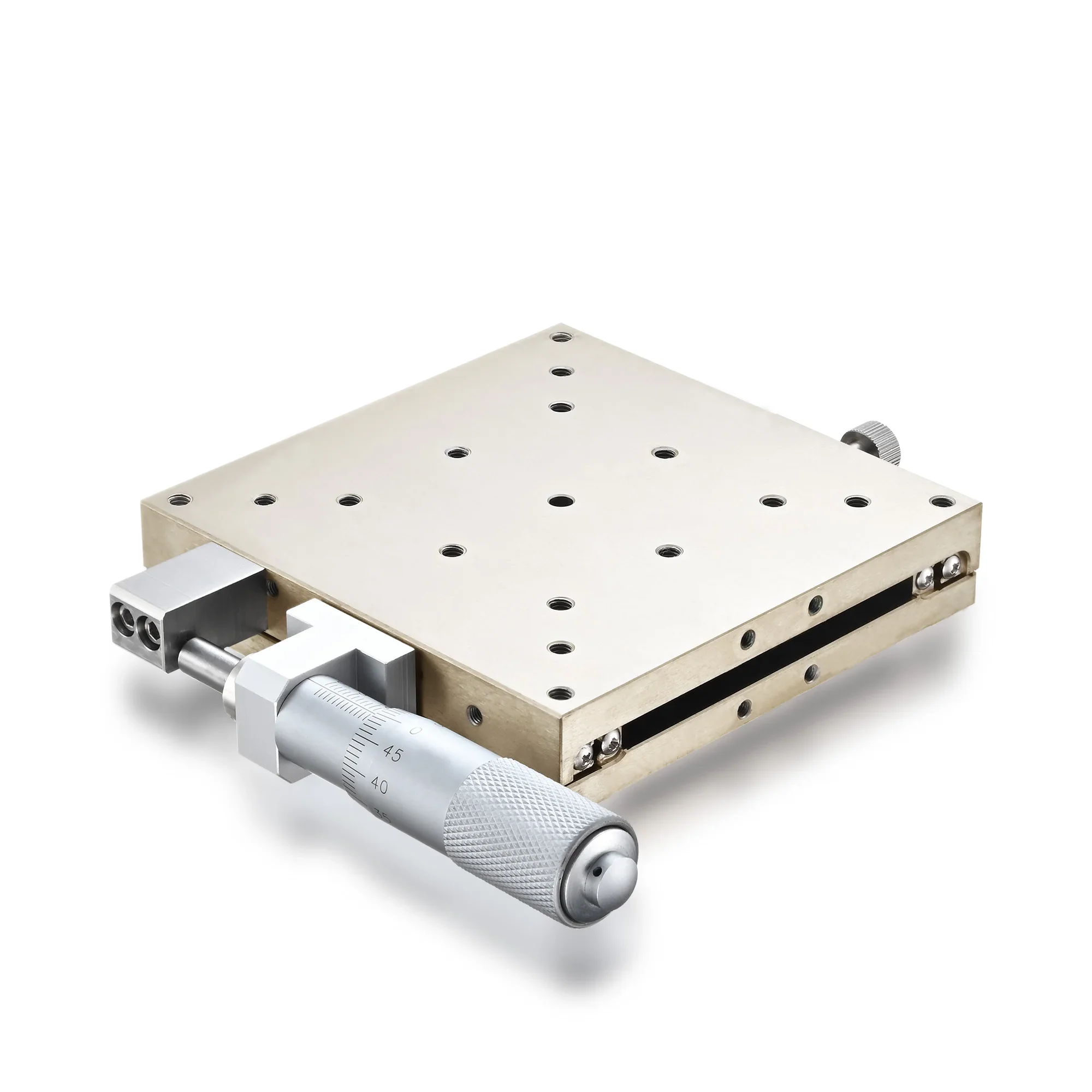 

X-axis linear guide manual micrometer displacement platform with high precision of 100 * 100mm