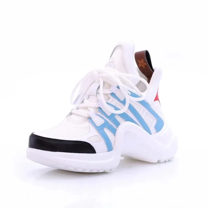 Comfortable and breathable men's and women's shoes, color matching casual shoes