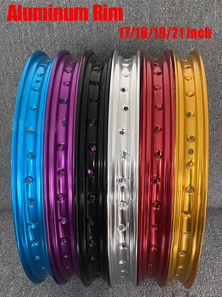 Customed Motorcycle Wheel Rim for Honda Qjmotor Yamaha Jialing Lifan KTM Sym Loncin 16/17/18/19/21 Inch Modified motorbike Wheel