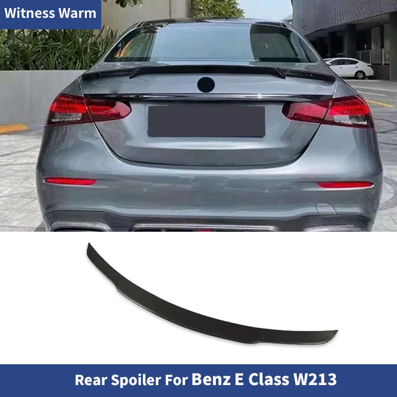 Car Rear Trunk Spoiler Wing For Mercedes-Benz E Class W213 Sedan 4 Door 2016+