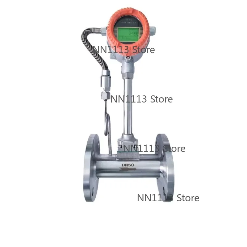 

304 Stainless Steel Flow Meter with Flange Connection 4-20mA RS485 Output for Steam Compressed Air & Oil - Mainland China