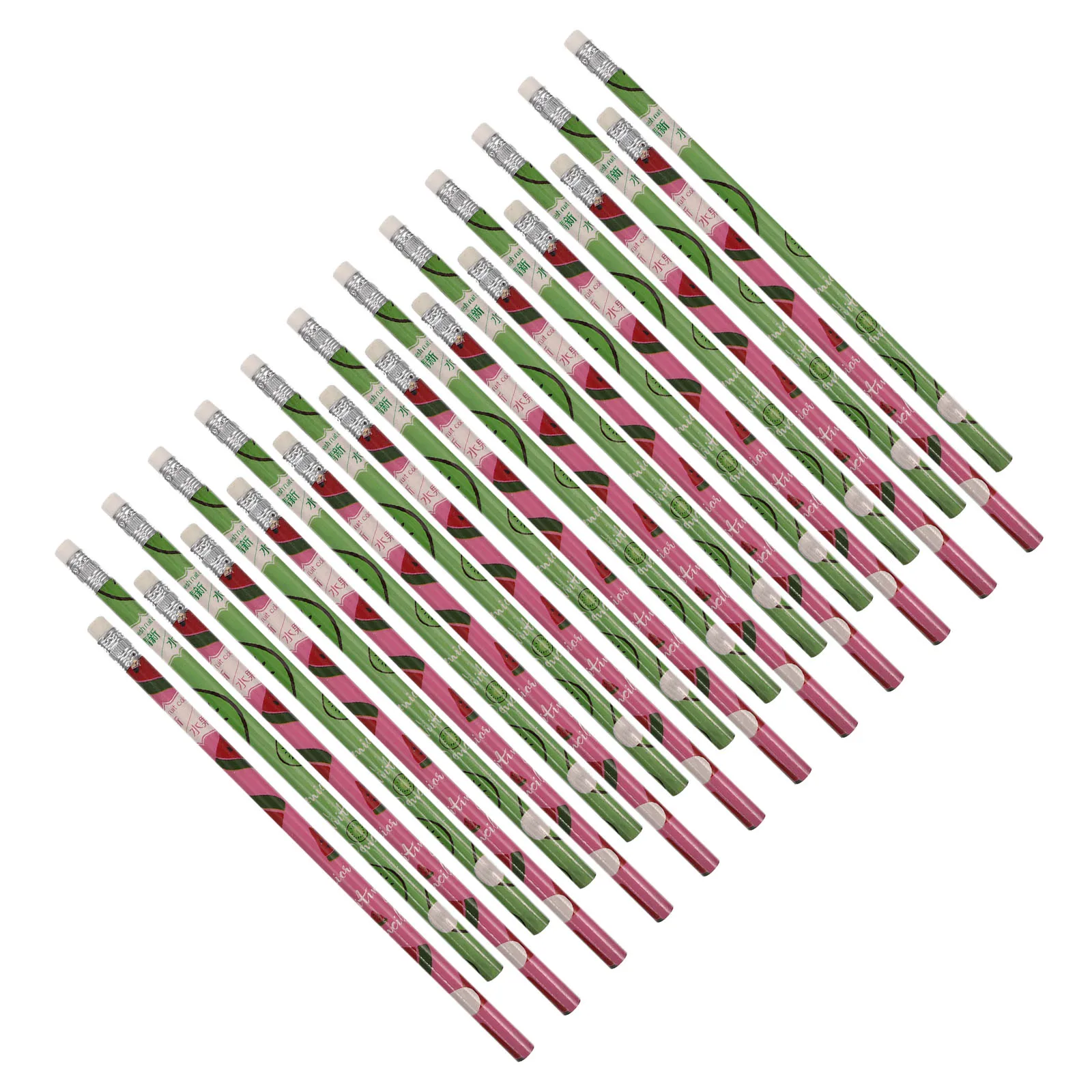 

24pcs Boxed Pencils Wood Kids Writing School Supplies Cartoon Graphite Pencils Fun Design Practical Gift