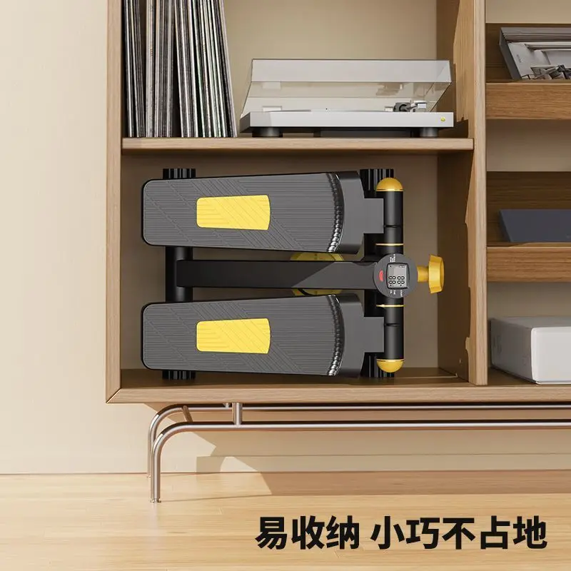 Mini Hydraulic Stepper For Home Fitness, Quiet Dual Cylinder, Calorie Burning, Leg Shaping, Smart Counting, No Assembly, Anti