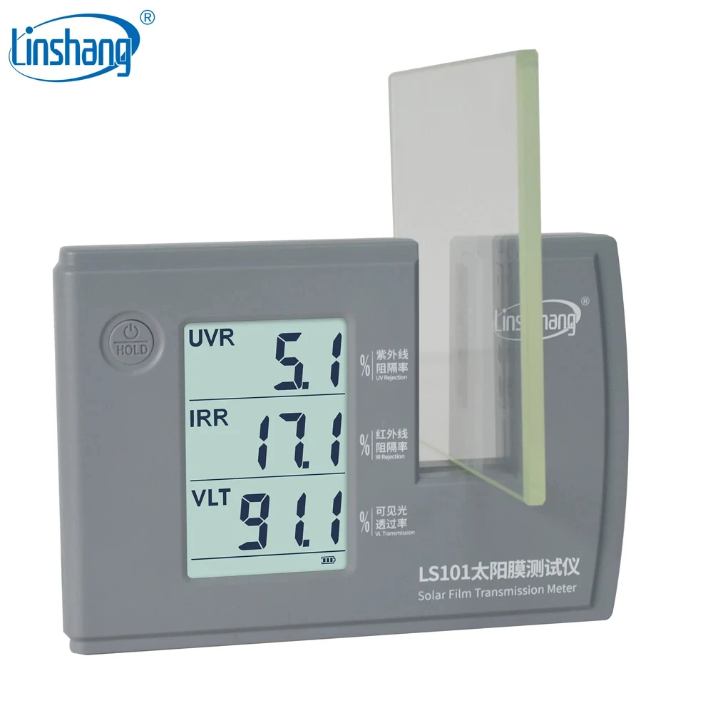 Linshang Window Tint Light Meter Transmission Meter for Testing Ultraviolet & Infrared Rejection Rate and VLT LS101