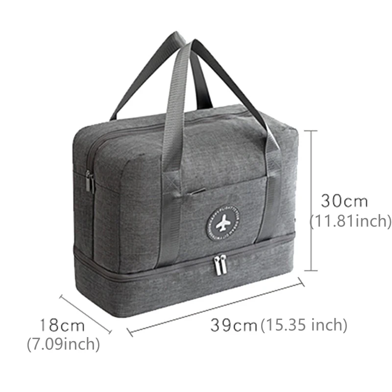 Travel Organizer Bag Large Capacity Luggage Bag School Man Women Travel Carry on Luggage Dry Wet Separation Storage Bag Bolsas