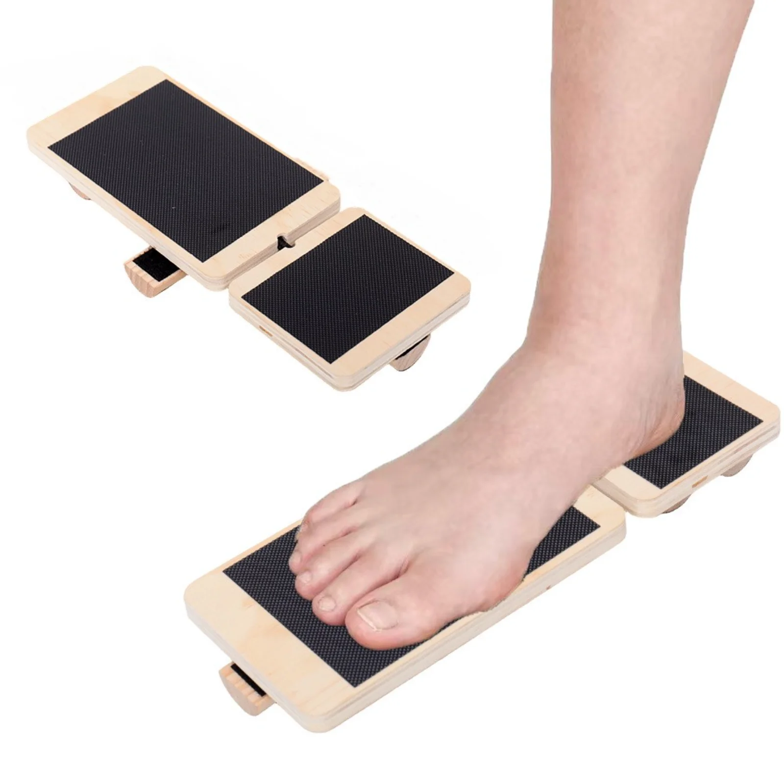 

Single Ankle Balance Board Foot Intensive Trainer Strengthener Exerciser Sprained Non-slip Wobble Board Plantar Fasciitis Relief