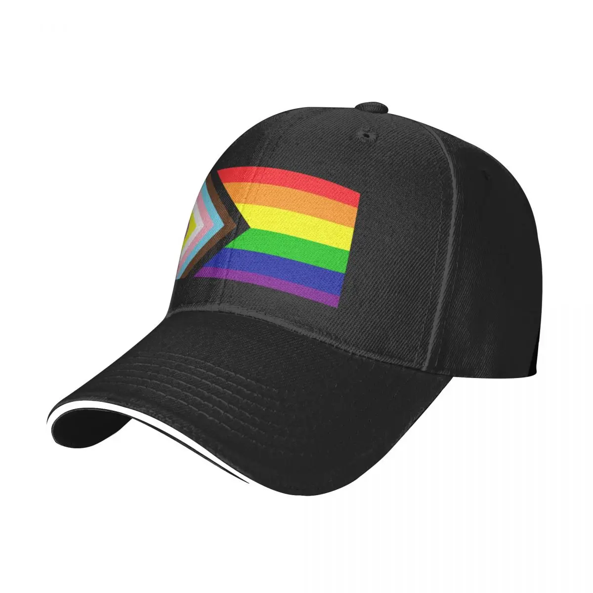 2021 Intersex-Inclusive Progress Pride Flag Baseball Cap Vintage Horse Hat Luxury Cap Mens Tennis Women's