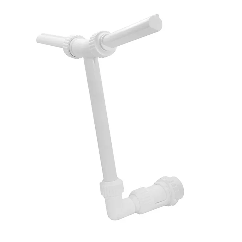 MAKE-1 Stück Schwimmbad-Wasserfall-Brunnen-Spray, doppelte Brunnenköpfe, weiße Wassersprinkler, Pools, Spa, Gartendekorationen