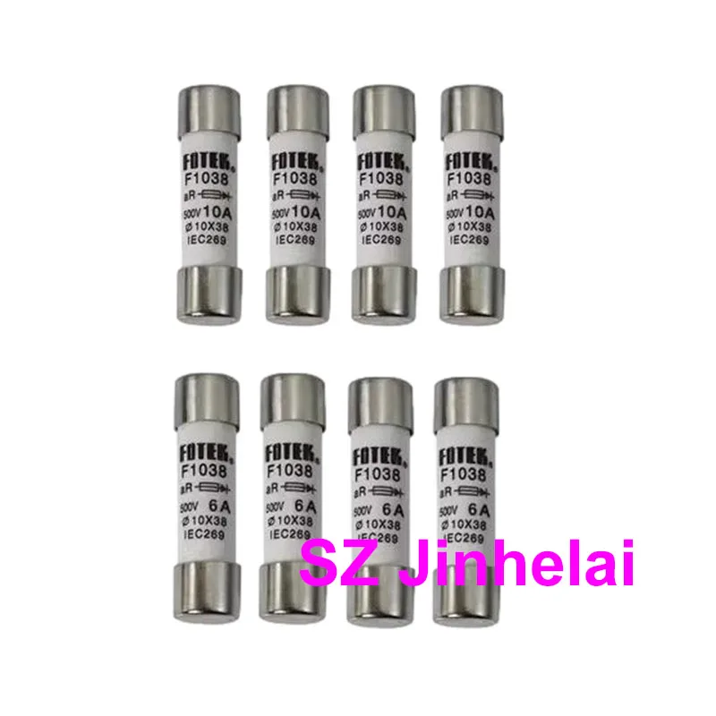 10pcs Authentic Original FOTEK Ceramic Fuses F1038 6A 10A 32A 25A