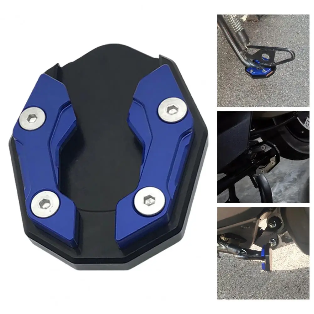 Kickstand Extension Plate  Practical Simple Installation Durable  Parking Kickstand Extension Pad Side Stand Plate