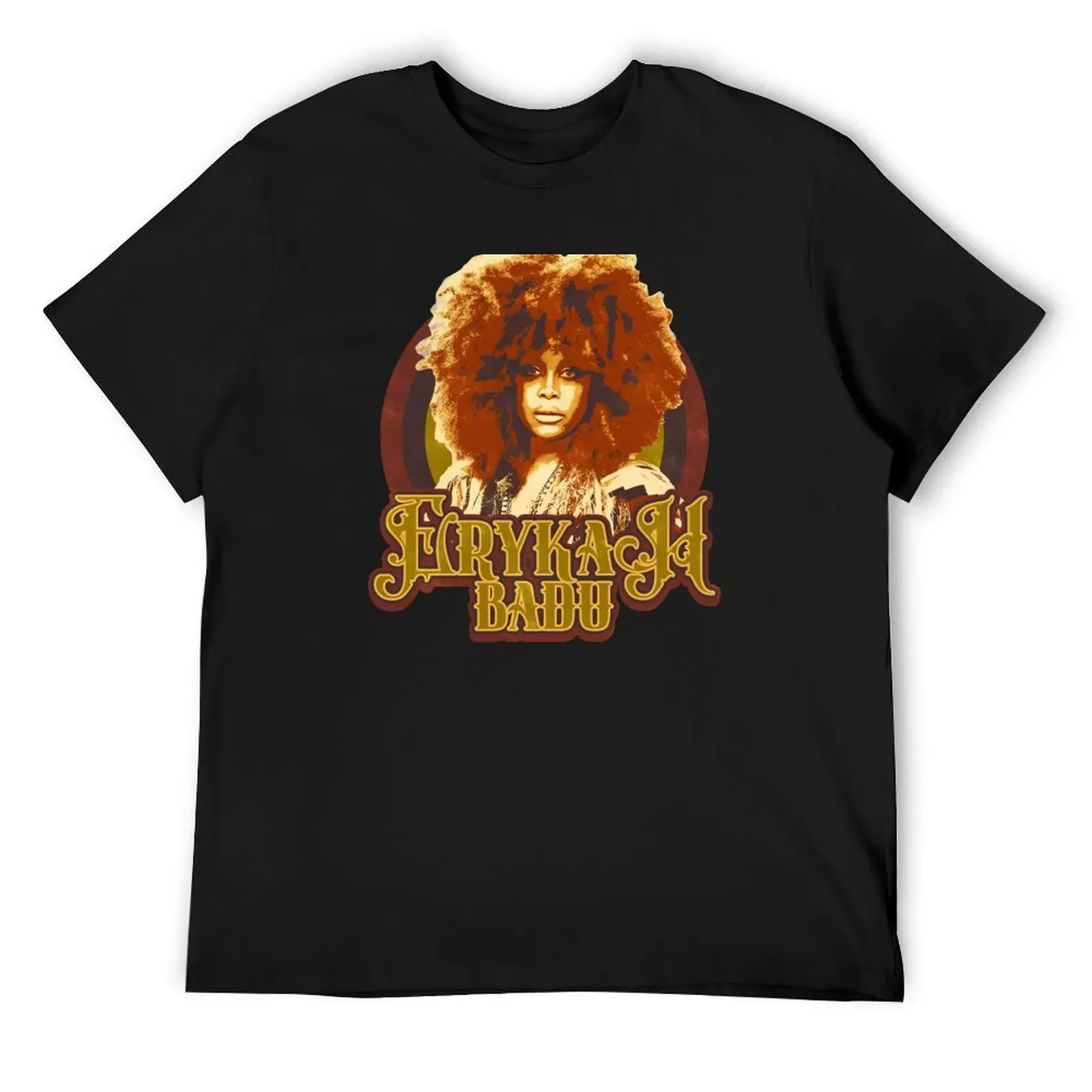 

Erykah Badu Vintage Retro Style T-Shirt customizeds aesthetic clothes plus sizes heavyweights mens cotton t shirts