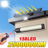 2025 2500000LM Solar Flood Lights Control Outdoor Waterproof Split Solar Powered Spotlight Garden Patio Path Remote Wall Light