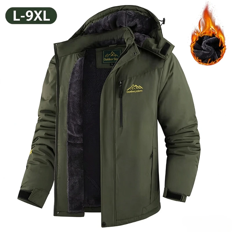 men's-plus-size-winter-fleece-lined-jacket-thickened-windproof-waterproof-outdoor-coat-warm-hiking-trekking-skiing-hooded-parka