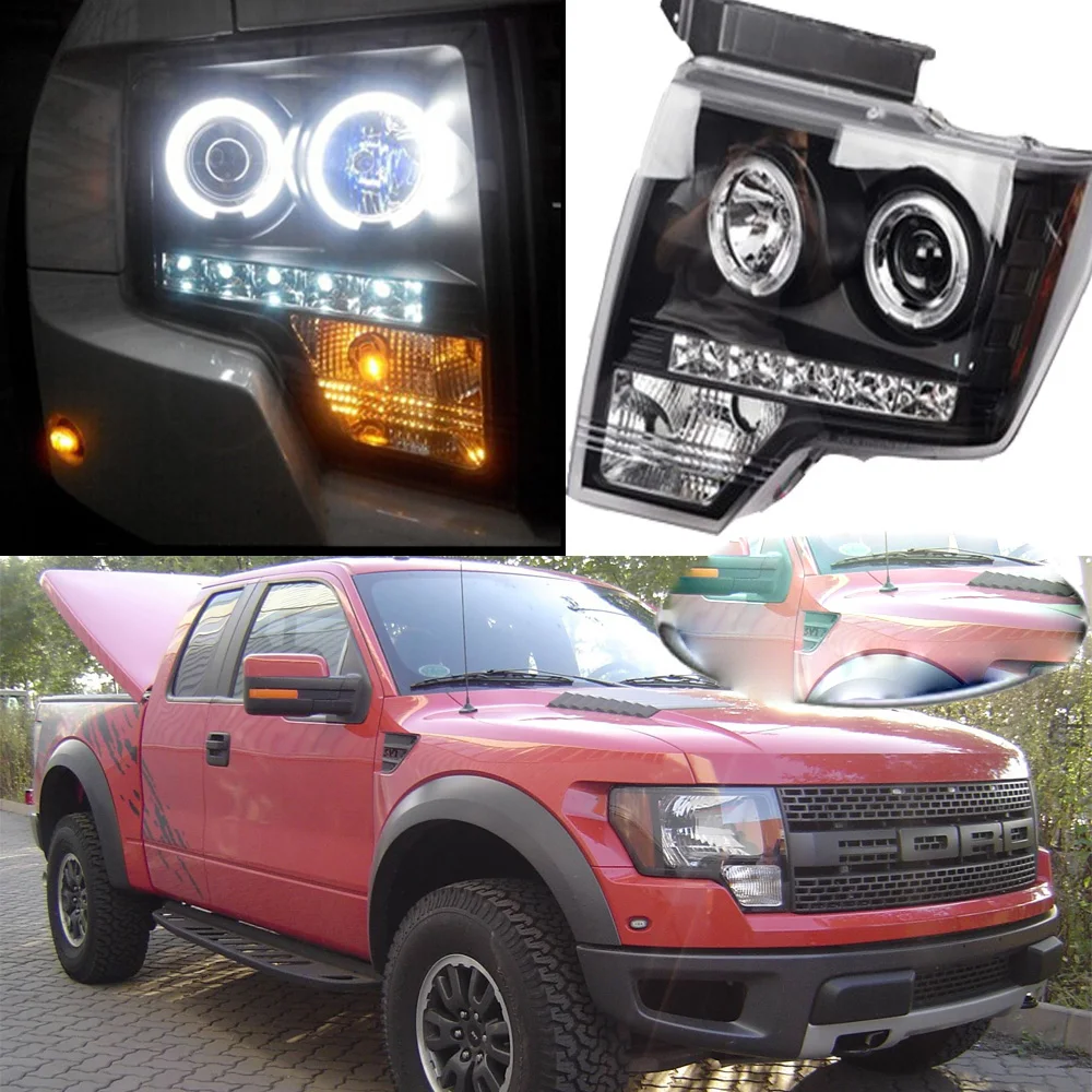 HID، 2009 ~ 2014، تصفيف السيارة للمصباح الأمامي Rapto F150، Transit، Explorer، Topaz، Edge، Taurus، Taempo، Spectron، Falcon، F150 مصباح الرأس #6