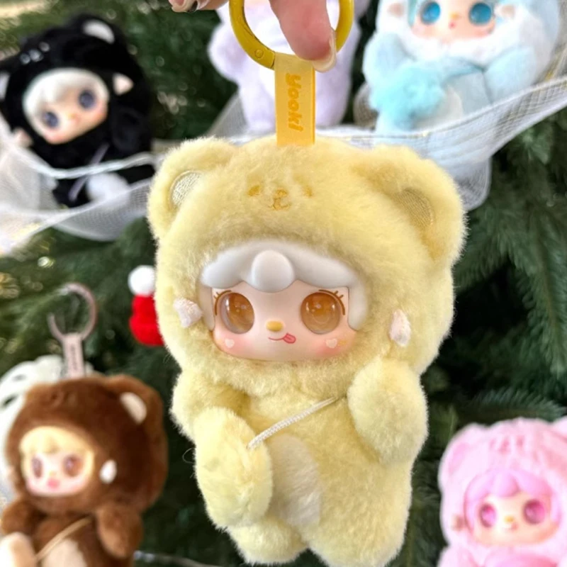 

Yooki Take A Bite Of Bear Series, плюшевая коробка, экшн-фигурки, коллекционные загадочные мягкие куклы, игрушки, сумка, подвеска на день рождения