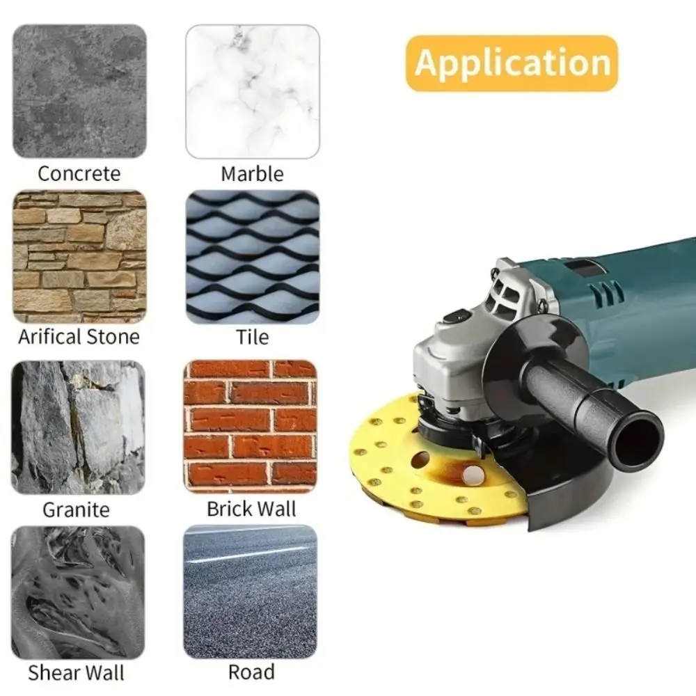 12セグメントダイヤモンド研削カップホイール、ヘビーデューティーセラミックボンドアングルグラインダーホイール、ダイヤモンド埋め込みターボデザイン