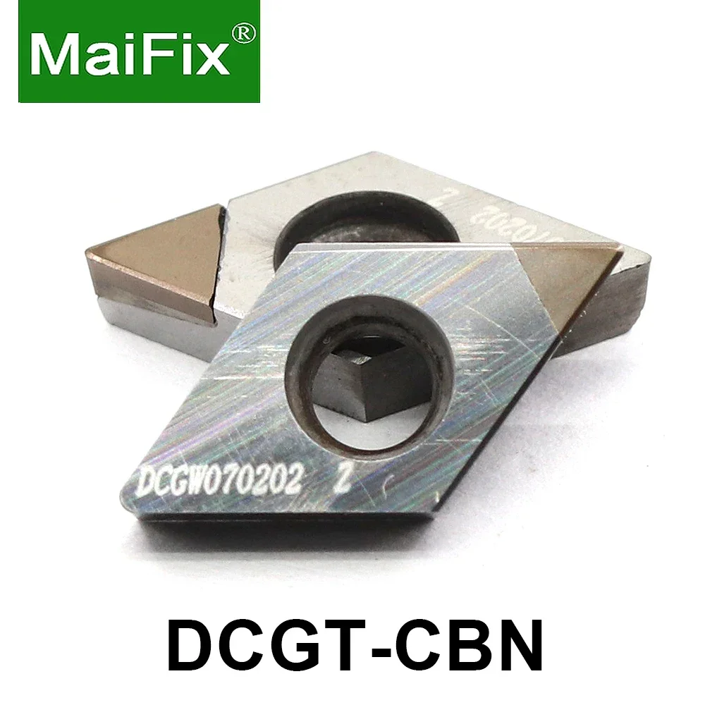 

Maifix 1pcs DCGT070202 DCGT070204 Diamond Insert DCGT11T304 DCGT11T308 PCD Aluminum Alloy CBN Turning Lathe DCGT