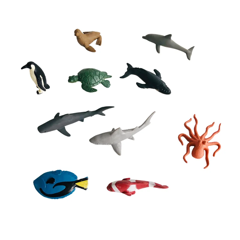 Carte Montessori in 3 parti di animali oceanici strumenti per l'apprendimento della biologia attrezzature educative prescolari gioco educativo per la prima infanzia