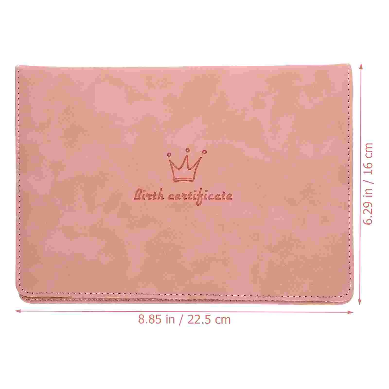 Birth Certificate Cover Grooming Protector Protection Organizer Sleeve Protectors Case Cartoon