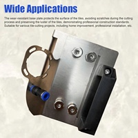 Stainless Steel 45° Corner Brick Chamfering Tool Manual Metal Bracket For Precision Trimming Tile Cutting Angle Grinder Stand