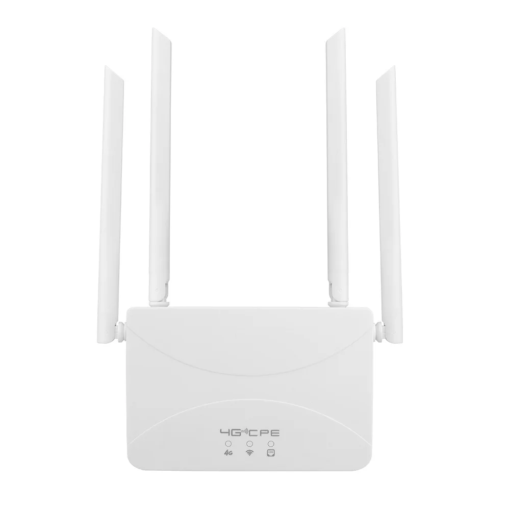 4G Wireless Router with SIM card four antennas WIFI home broadband network Wireless Router