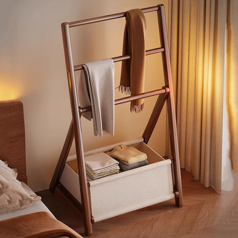 b11-Wardrobes Wooden Coat Racks Space Saving Storage Standing Hotel Coat Racks Pants Display Porte Manteau Entrance Furniture