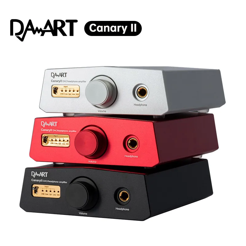 

DAART Yulong Canary II ESS9038Q2M DSD512 PCM768KHz CanaryII DAC Decoding Headphone Amplifier