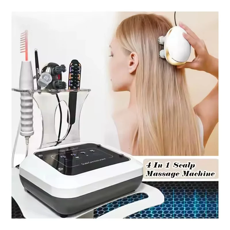 

Высококачественный настольный массажер для кожи головы с эфирными маслами, расческа для очищения и ухода, стимулятор роста волос, средство против пушистости волос