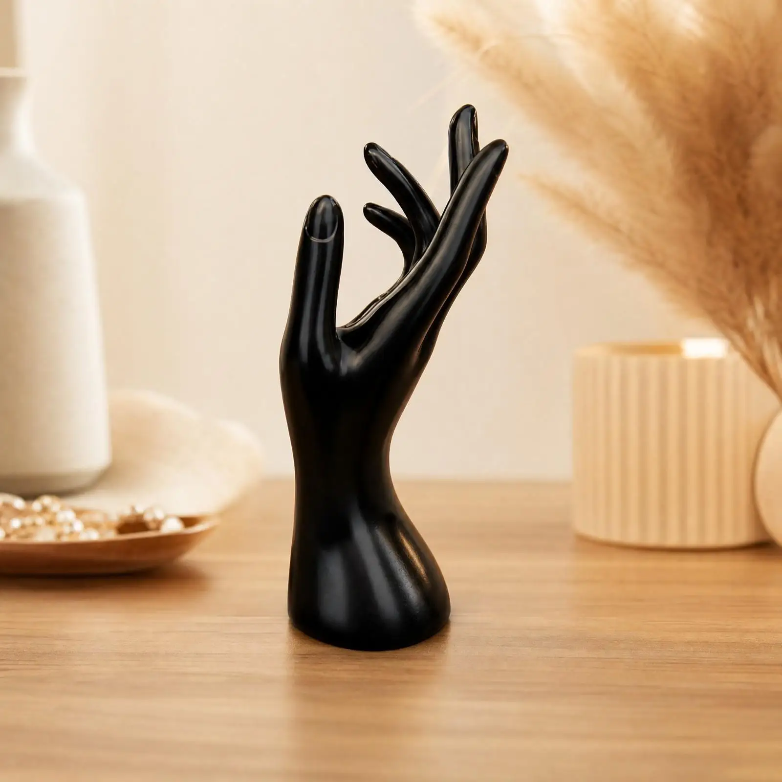 Realistic Vinyl Woman Hand Mannequin for Accessory Display Photography Studio Table Stand Art
