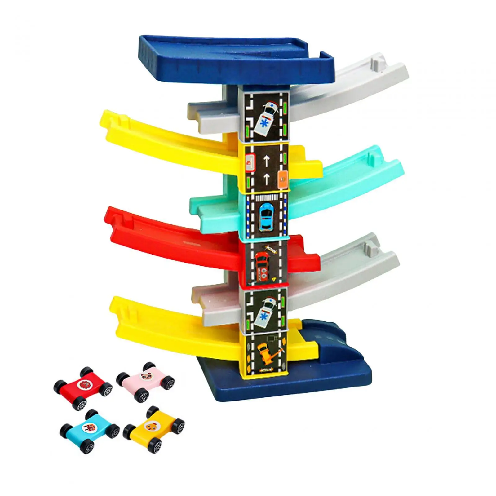 Montessori Toys 2 3 Year Old Toddlers Boys Girls Race Tracks Cars Car Ramp Racer Toy Gift Motor Skills Development