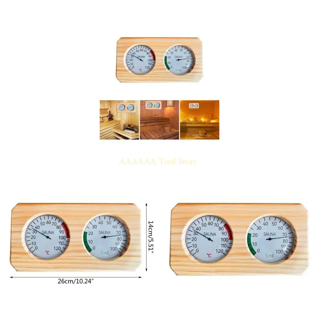 

A2BE Thermometer Thermometer Thermoter Thurate Tempret и влажность для саун