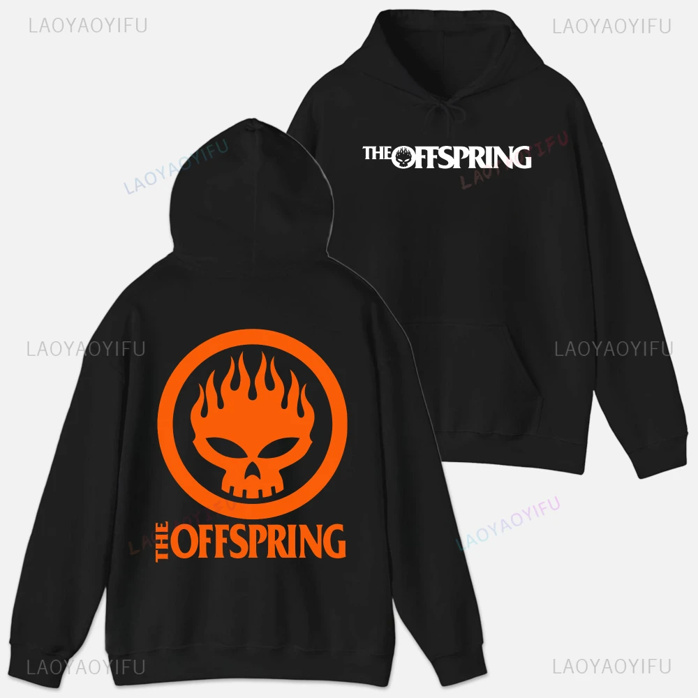 

Мужская толстовка унисекс с принтом «The Offspring», уличная одежда, однотонная, с длинным рукавом, качественная, с графическим рисунком