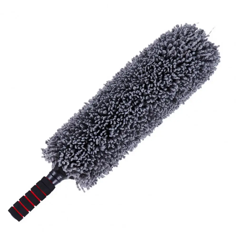 

Practical Car Wash Brush Soft Car Cleaning Mop Long Handle Dust Removal Car Wet Dry Use Wax Mop Hand Tool