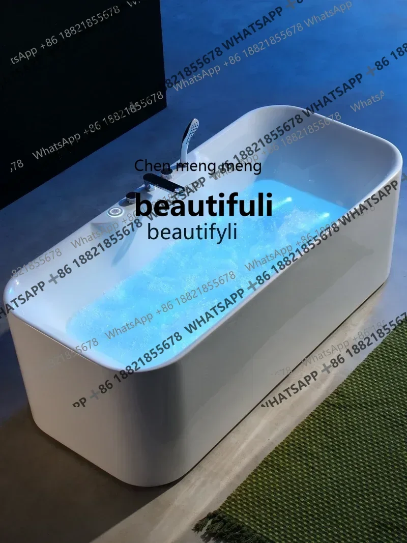 

Acrylic freestanding surf jacuzzi household adult intelligent thermostatic bath tray R