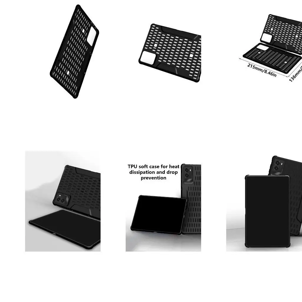 Soft TPU Rubber Case Lightweighted and Efficient Heat Dissipation for Legion Y700 Gen3 8.8Inch Tablet Cover