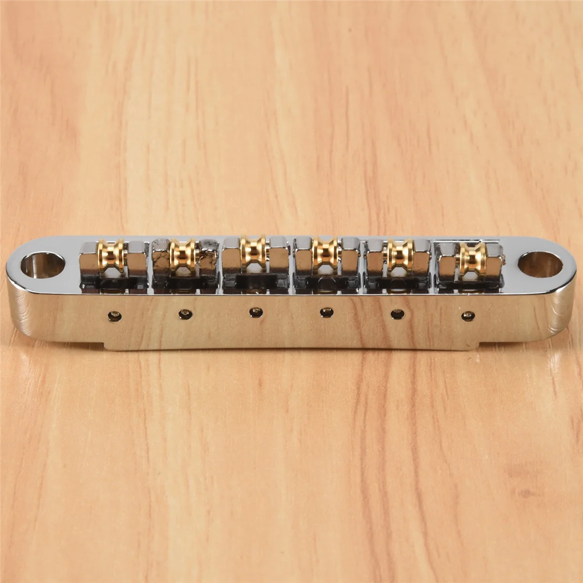 Silver Tune-O-Matic Electric Roller Saddle Bridge Lp Electric Guitar Bridge Made in Korea