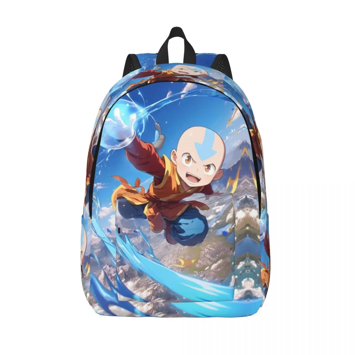 

Avatar Fan Art Backpack Middle High College School Student Anime Avatar The Last Airbender Bookbag Teens Canvas Daypack Outdoor