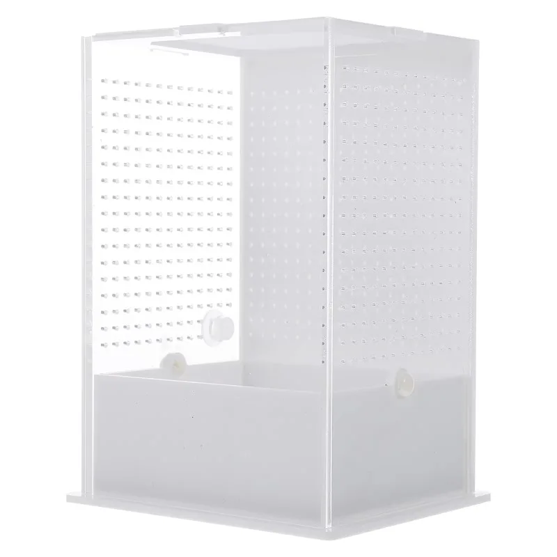 

Прозрачный акриловый контейнер для кормления рептилий и насекомых, террариум для насекомых и рептилий